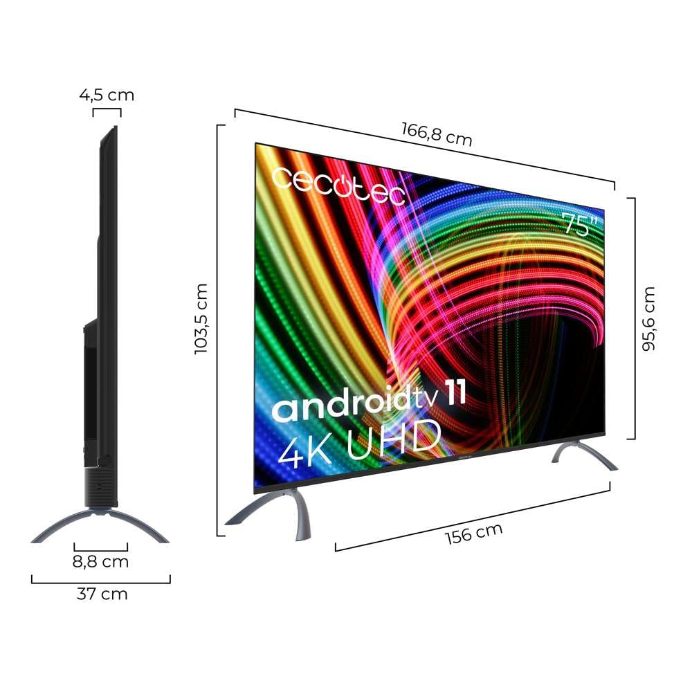 cecotec-a3-alu30075-fernseher-75-zoll-4k-android-tv-11 image 2