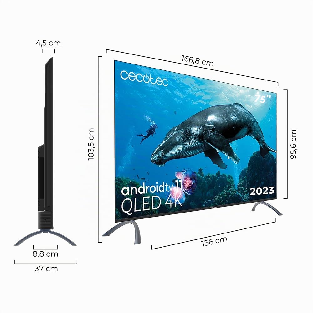 cecotec-vqu20075-qled-fernseher-75-zoll-4k-dolby-vision image 2