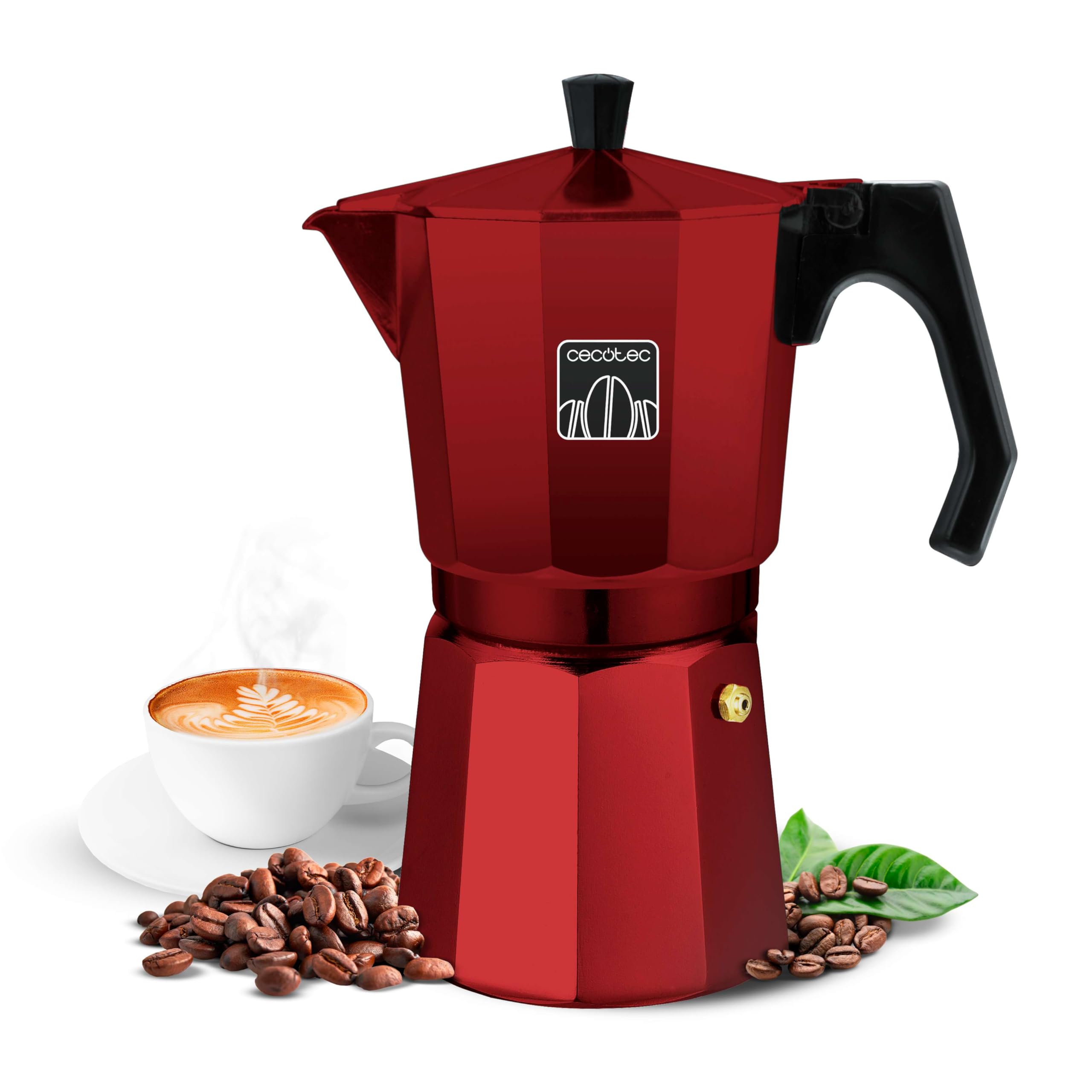 cecotec-mokclassic-300-espressokanne-3-tassen-rot image 1