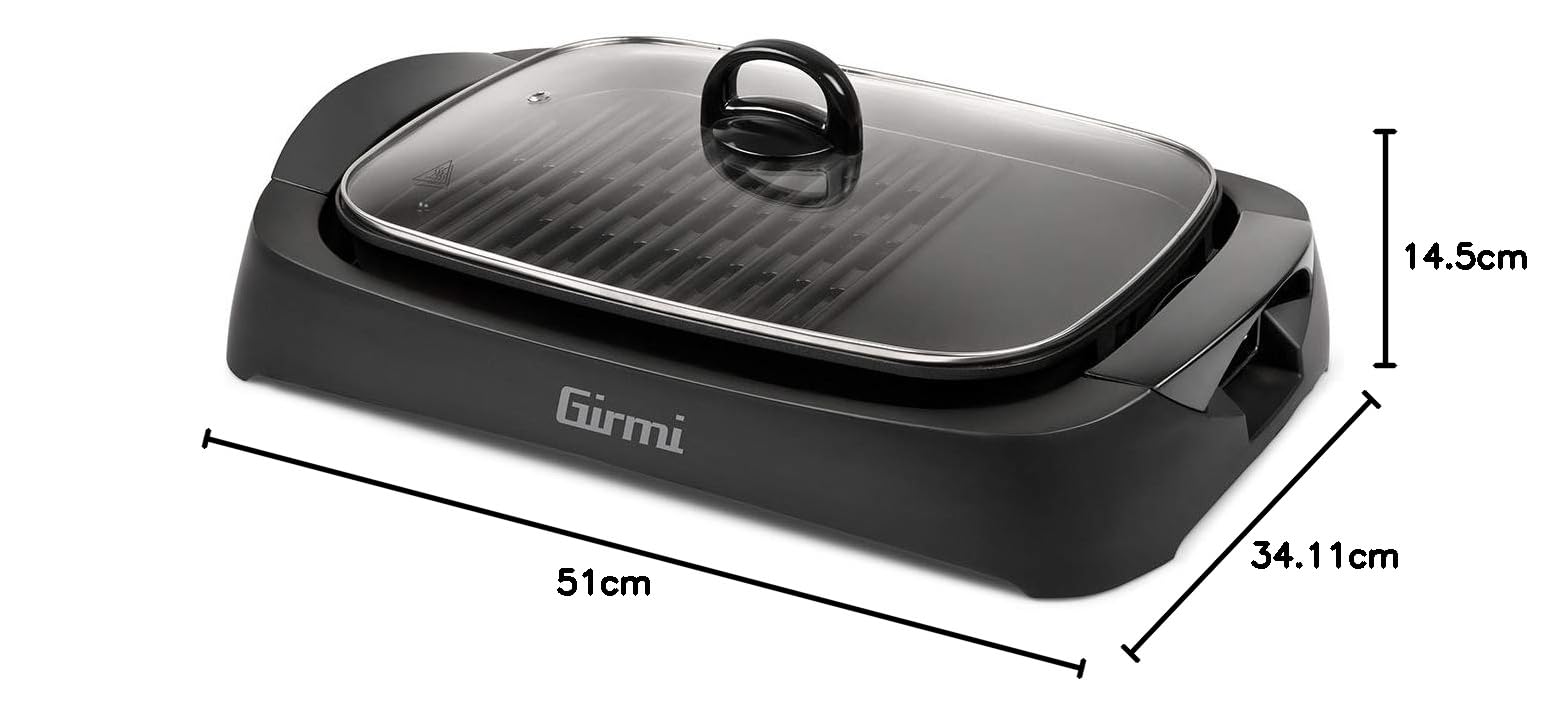 girmi-bq90-elektrogrill-tischgrill-2200-w-schwarz-mit-deckel image 7
