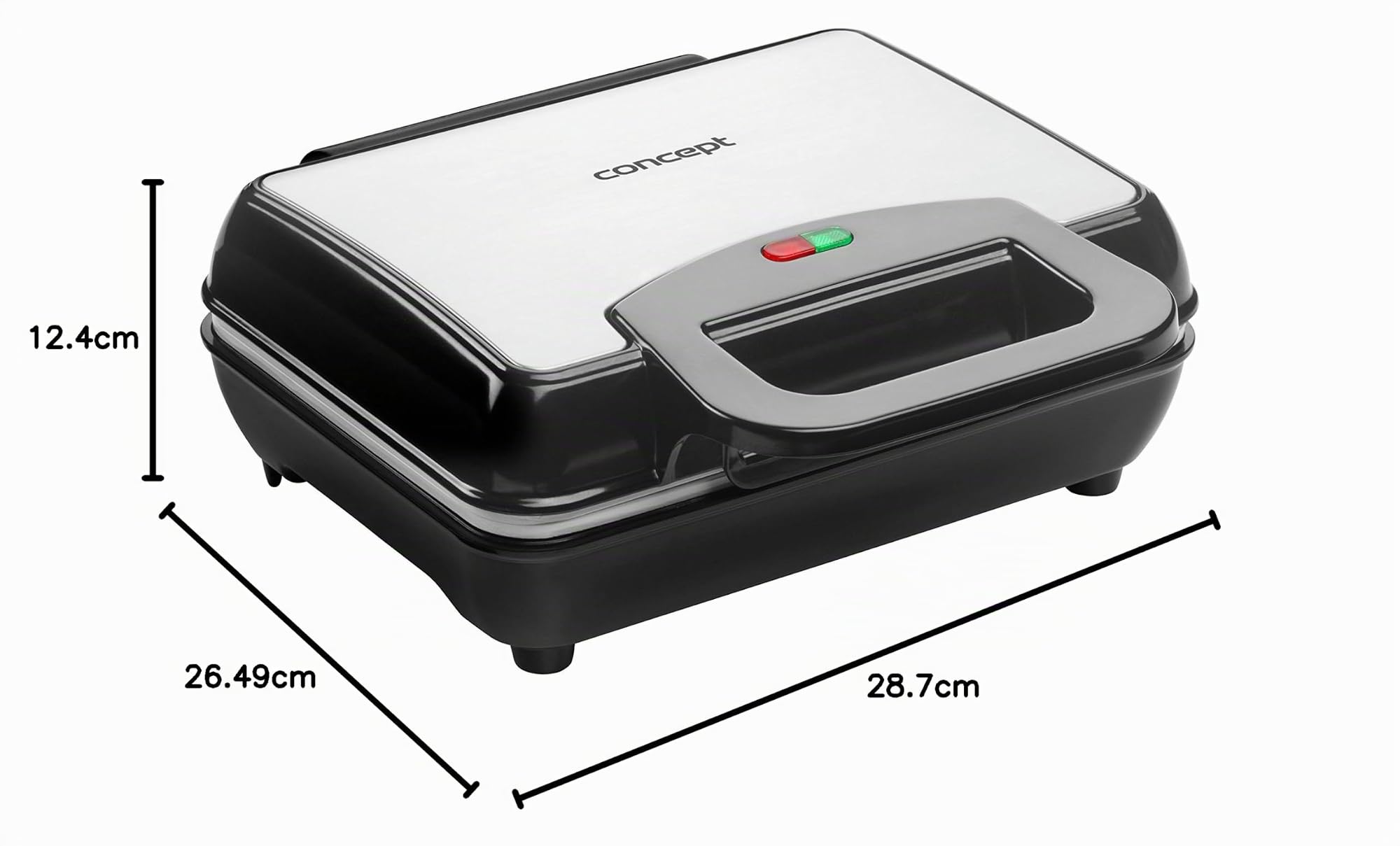 concept-vf3040-waffeleisen-edelstahl-belgische-waffeln-1000w image 5