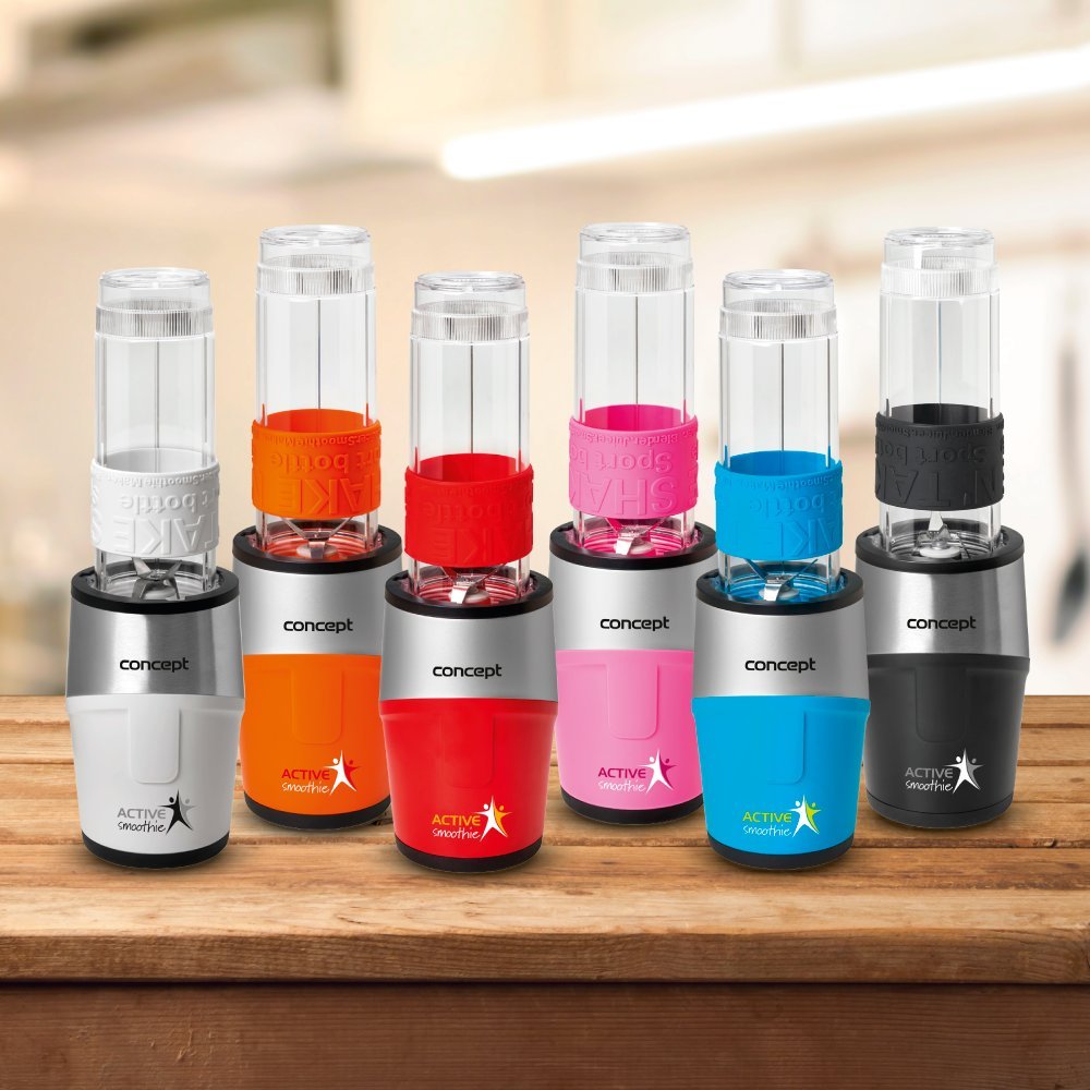 concept-sm3385-smoothie-maker-schwarz-500w-3-flaschen-to-go image 2