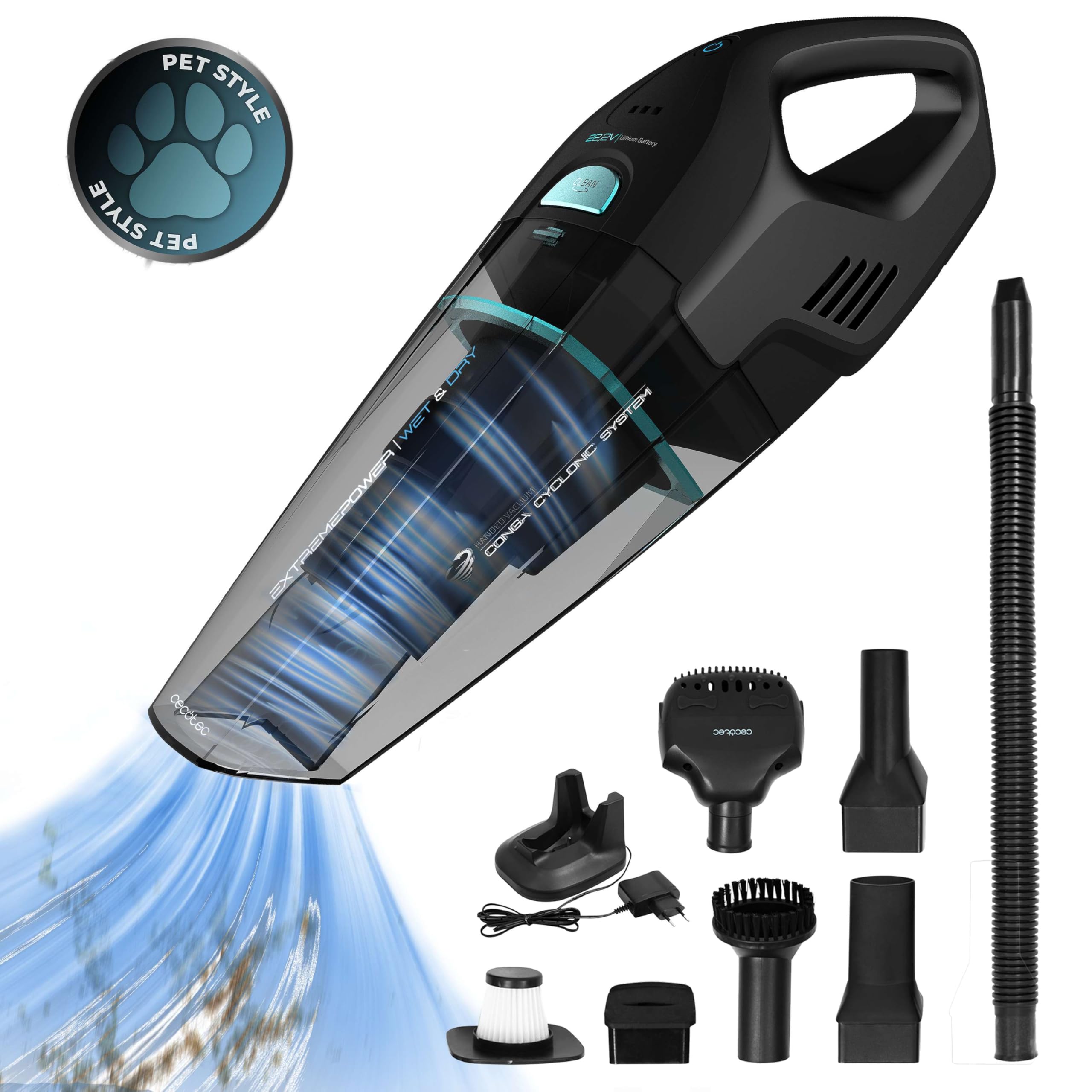 cecotec-conga-immortal-22v-handstaubsauger-tierhaare-xtreme image 2