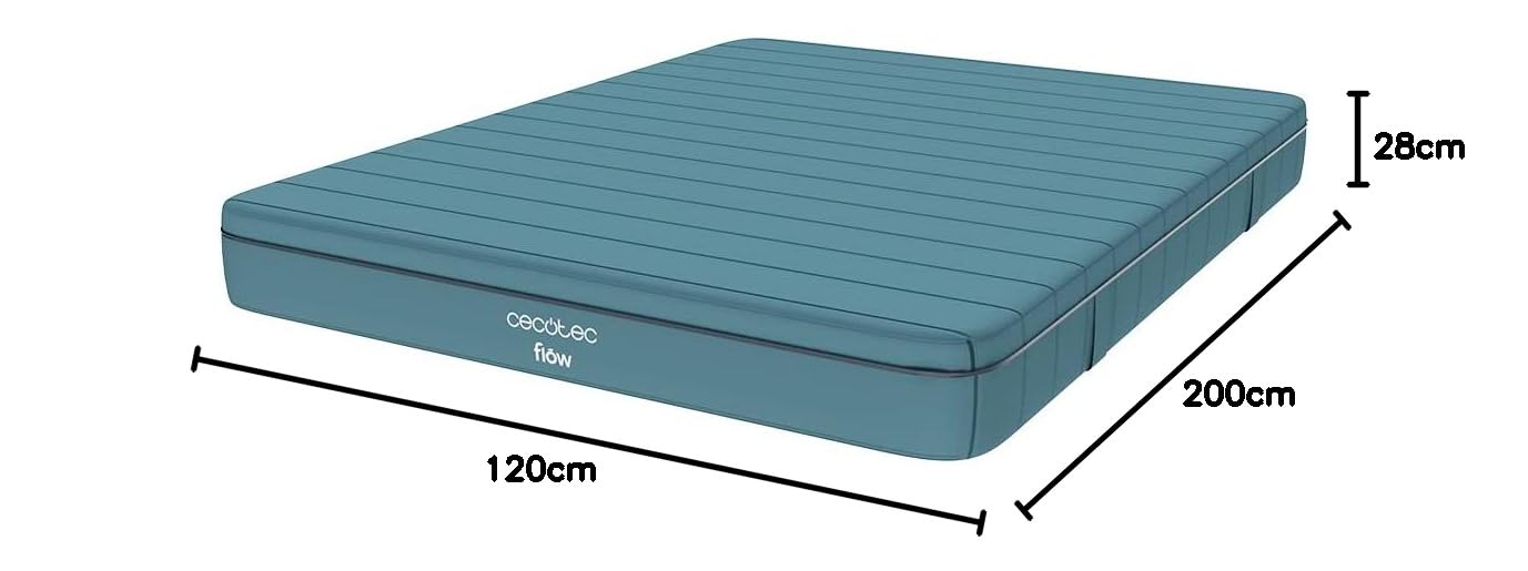 cecotec-flow-genuine-matratze-120x200-28cm-hart image 3
