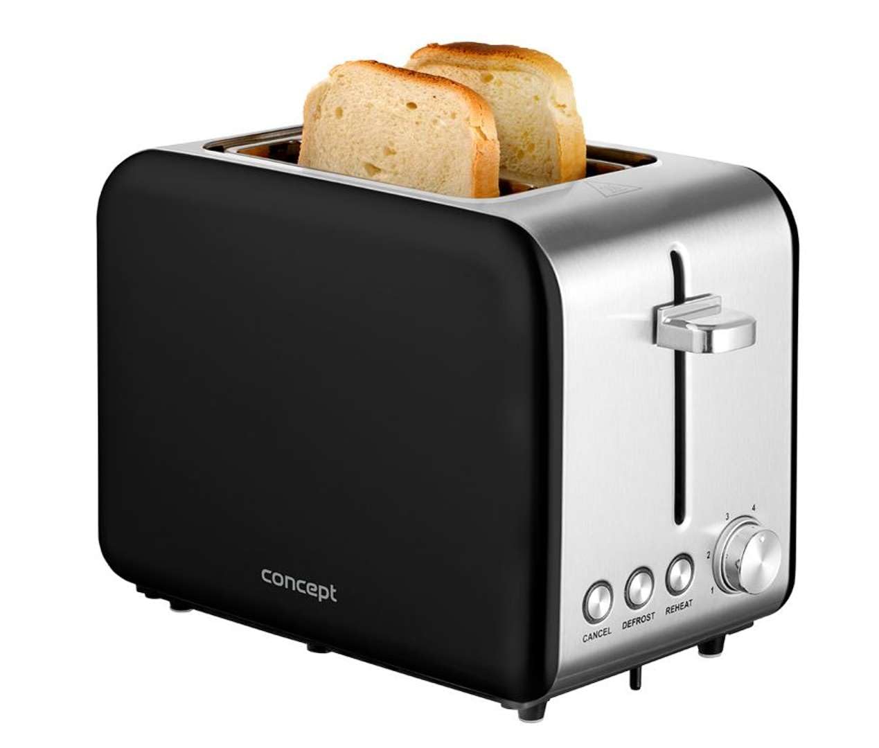 concept-te2052-toaster-schwarz-matt-2-scheiben-36-mm image 5