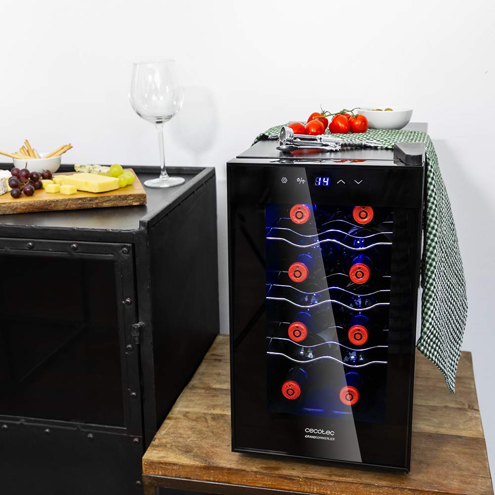 cecotec-weink-hlschrank-8-flaschen-25-l-edelstahl-touch-led image 7