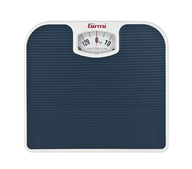 girmi-bp02-personenwaage-analog-blau-130-kg-vintage image 1