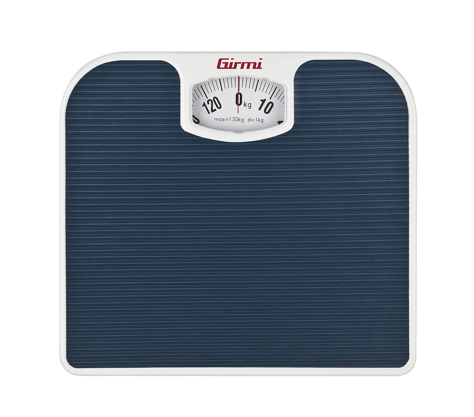 girmi-bp02-personenwaage-analog-blau-130-kg-vintage image 1