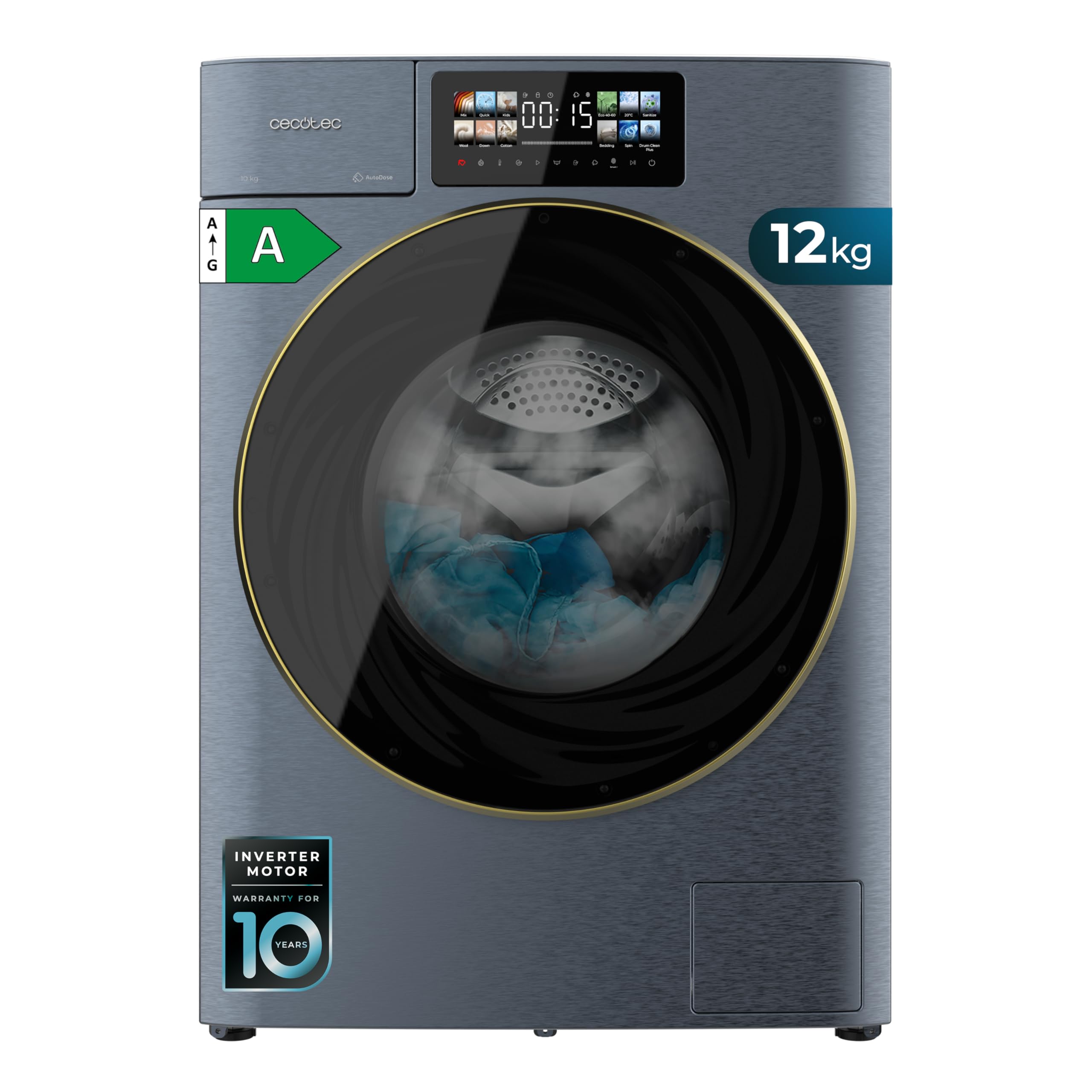 cecotec-bolero-dresscode-12950-waschmaschine-12-kg-a image 1