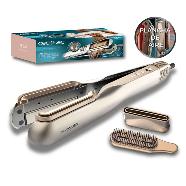 cecotec-ritualcare-air-lisse-2in1-haargl-tter-champagner image 1