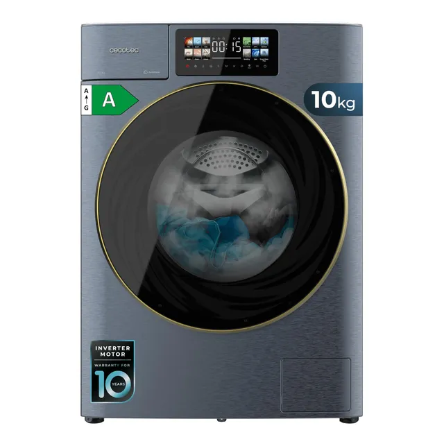 cecotec-bolero-wash-dry-106950-waschtrockner-10-6-kg-autodosis-titan image 1