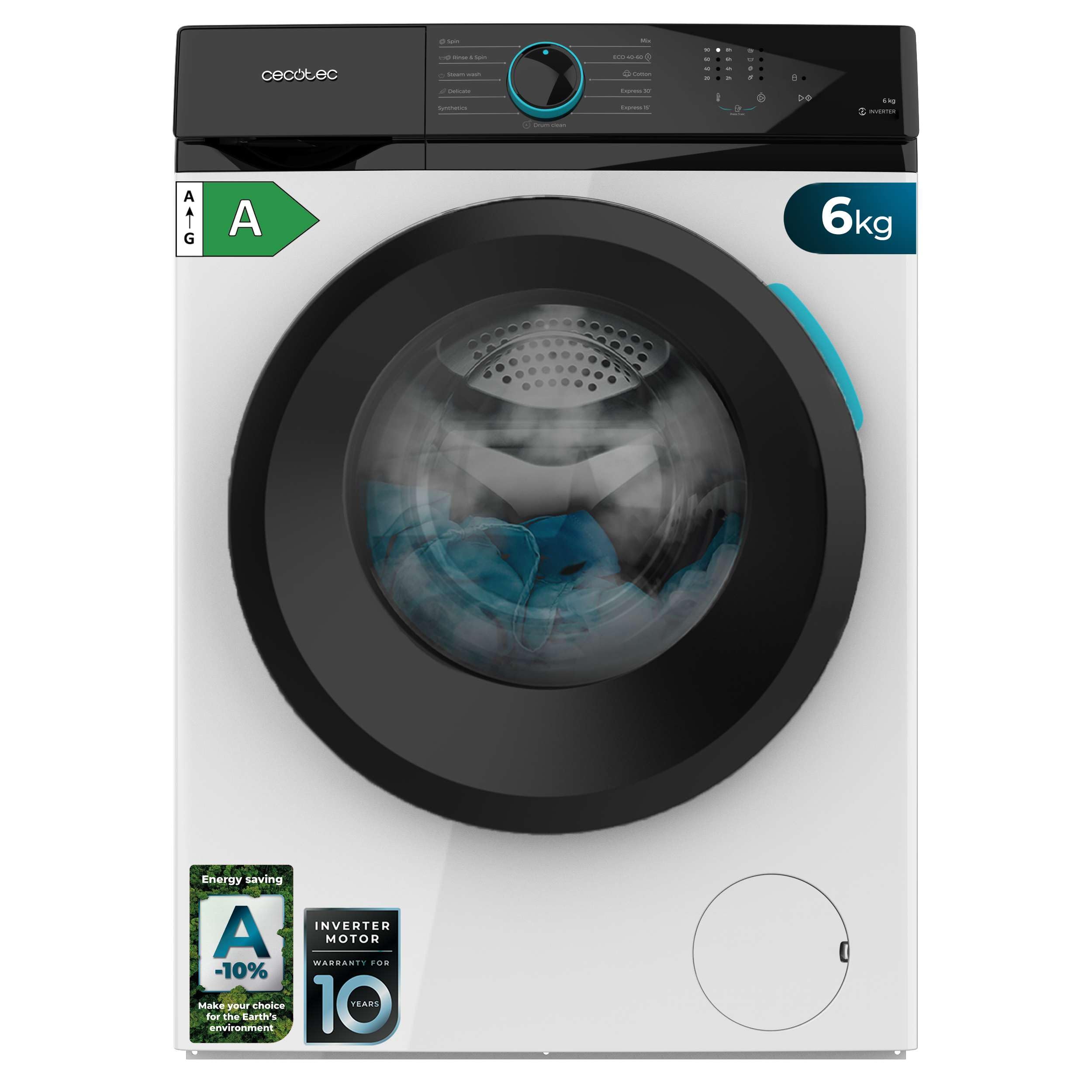 cecotec-bolero-dresscode-7000-waschmaschine-7kg-1400-u-min image 7