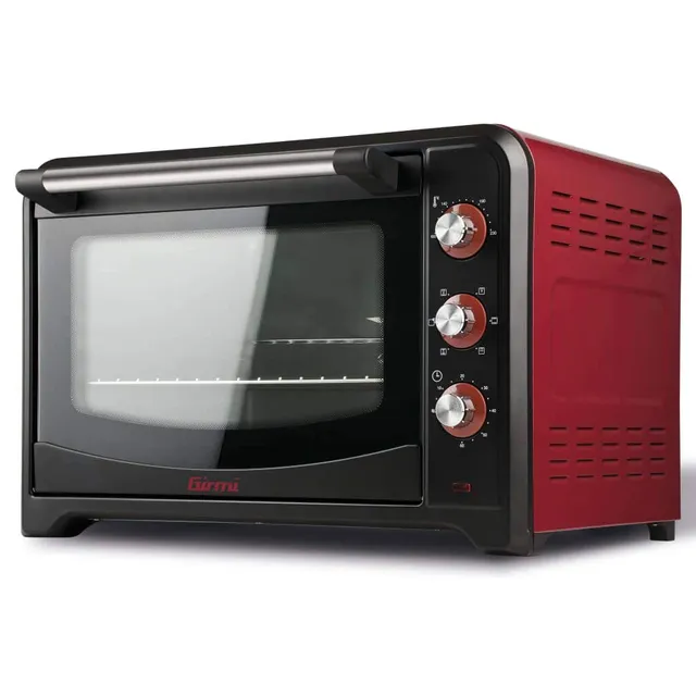 girmi-fe42-elektroofen-42l-rot-schwarz-2000w-umluft image 1