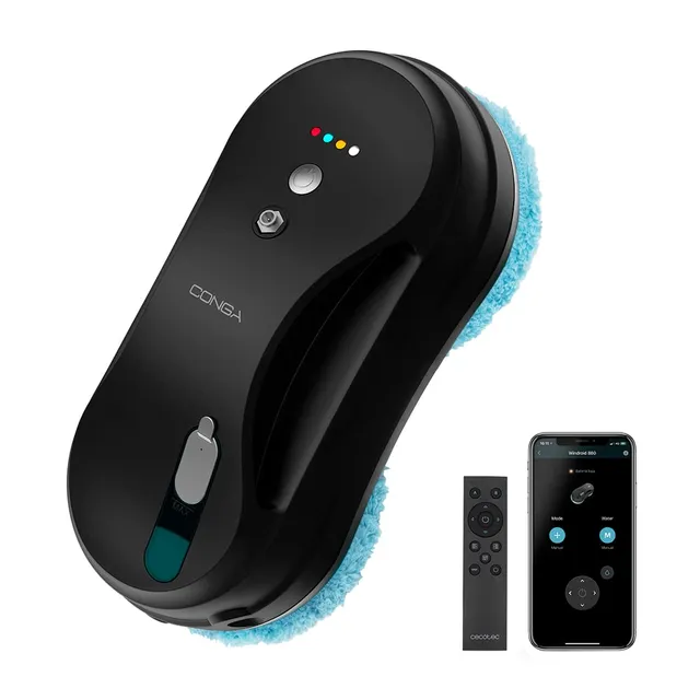 cecotec-windroid-880-spraywater-smart-connected-fensterputzroboter-schwarz image 1