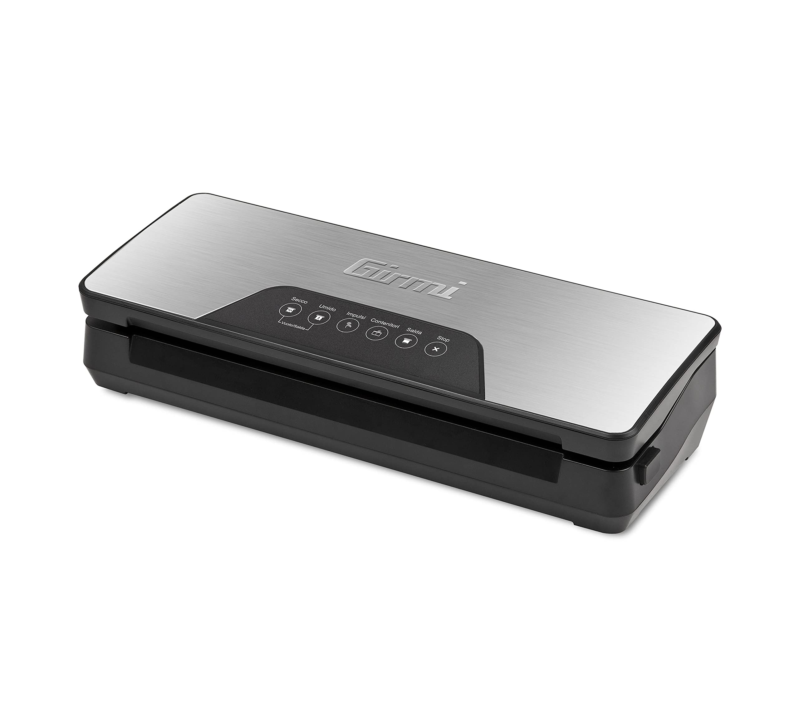 girmi-vt75-vakuumierger-t-130-w-schwarz-mit-rolle image 1