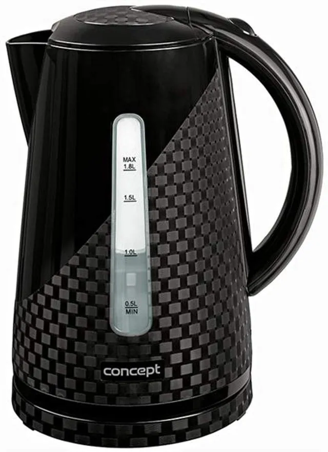 concept-rk2321-wasserkocher-kunststoff-1-8l-schwarz image 1