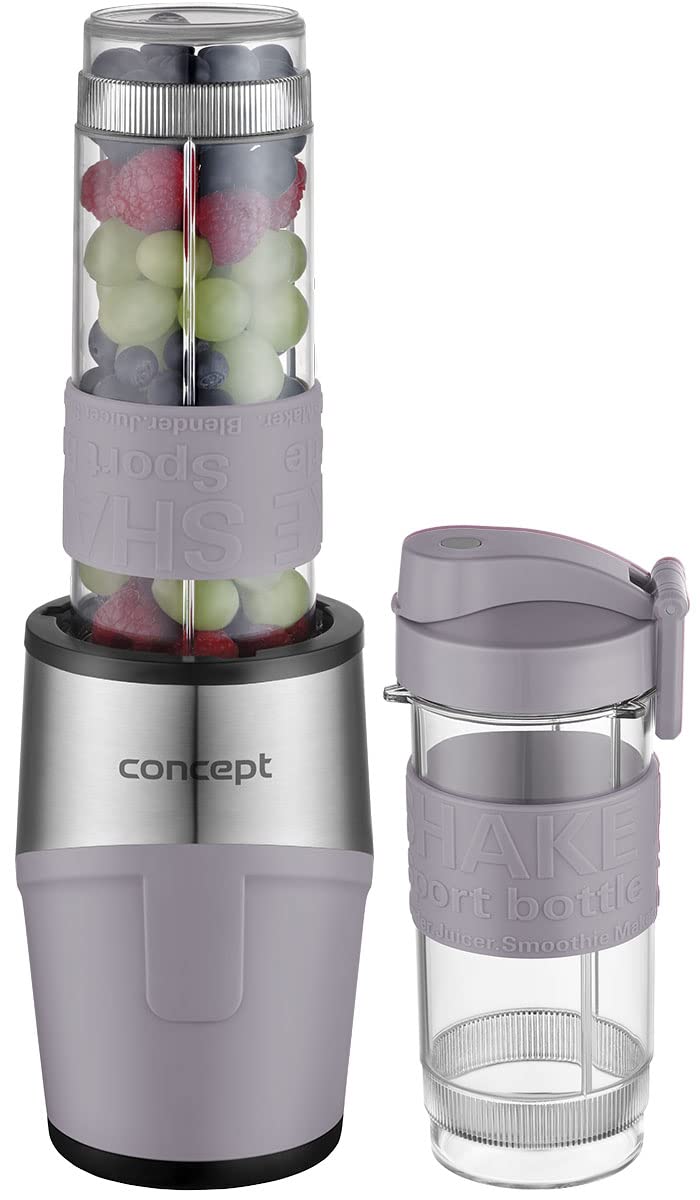 concept-sm3482-smoothie-maker-taupe-500-w-mit-2-tritan-flaschen image 1