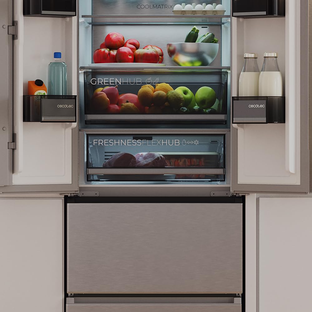 cecotec-coolmarket-f2d-395-k-hlschrank-395l-edelstahl-no-frost image 8