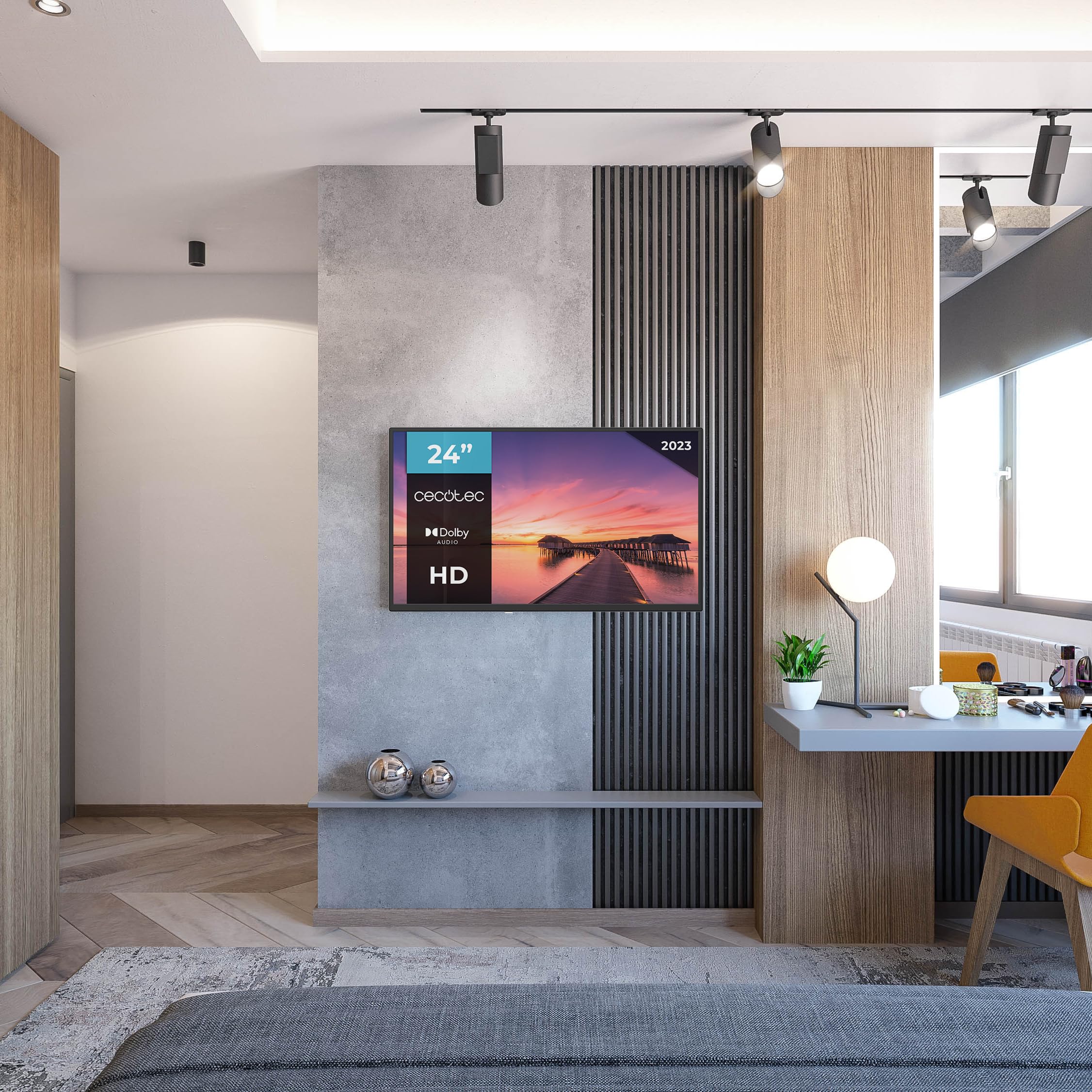 cecotec-tv-24-zoll-hd-fernseher-mit-dolby-hdmi-usb image 2