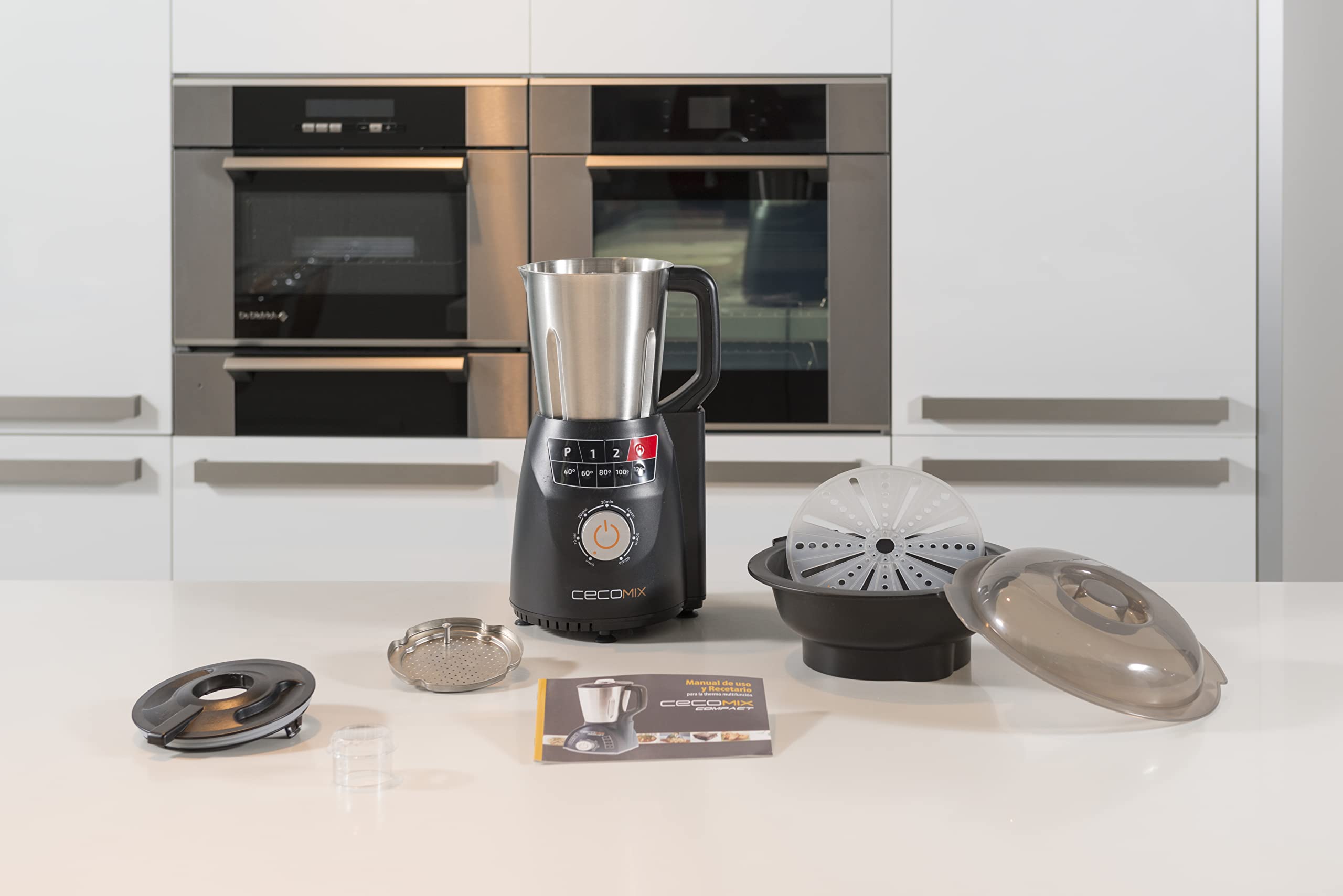cecotec-cocina-compact-pro-k-chenmaschine-1250-w-2-8-l-edelstahl image 2