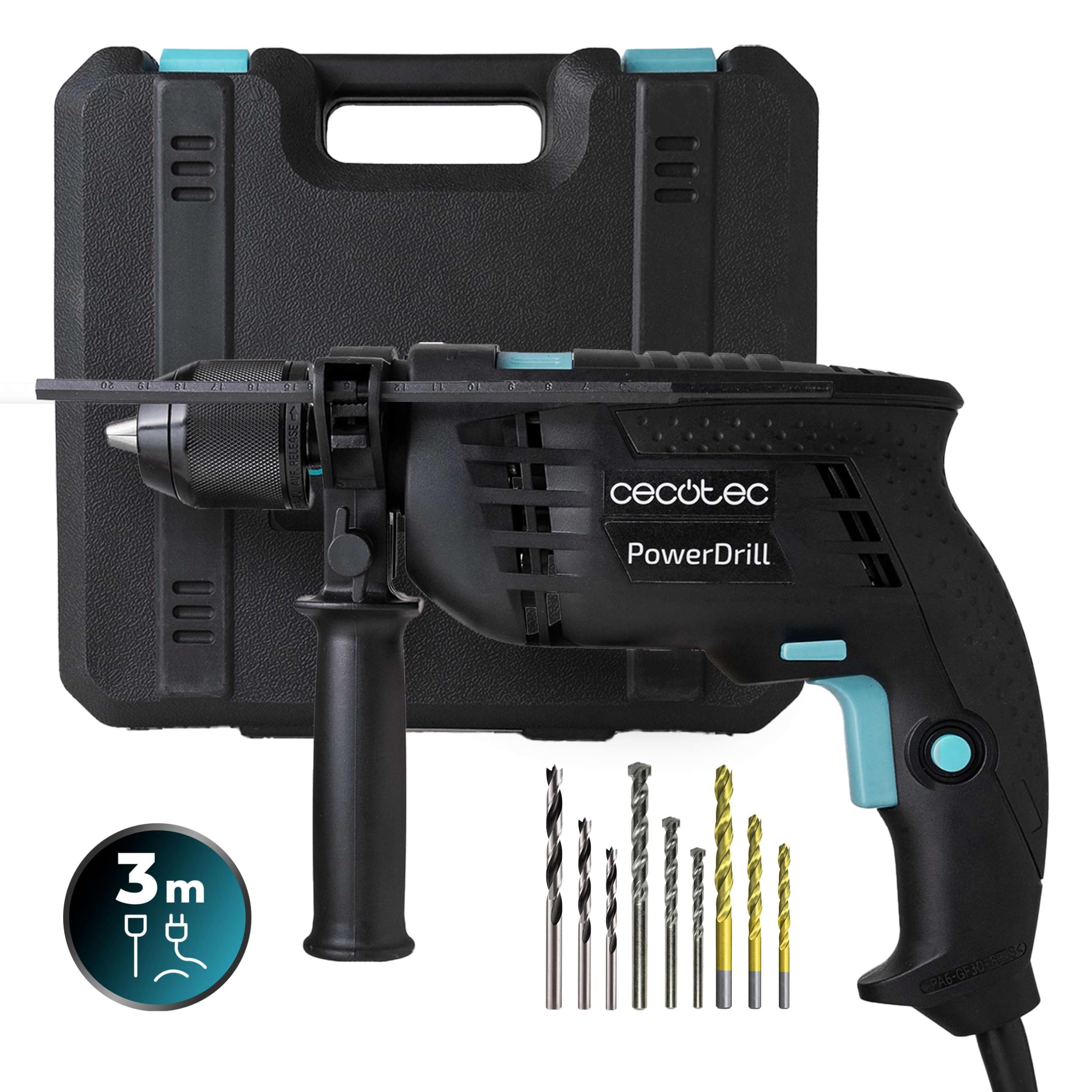 cecotec-powerdrill-850-easyadjust-schlagbohrmaschine-850w image 1