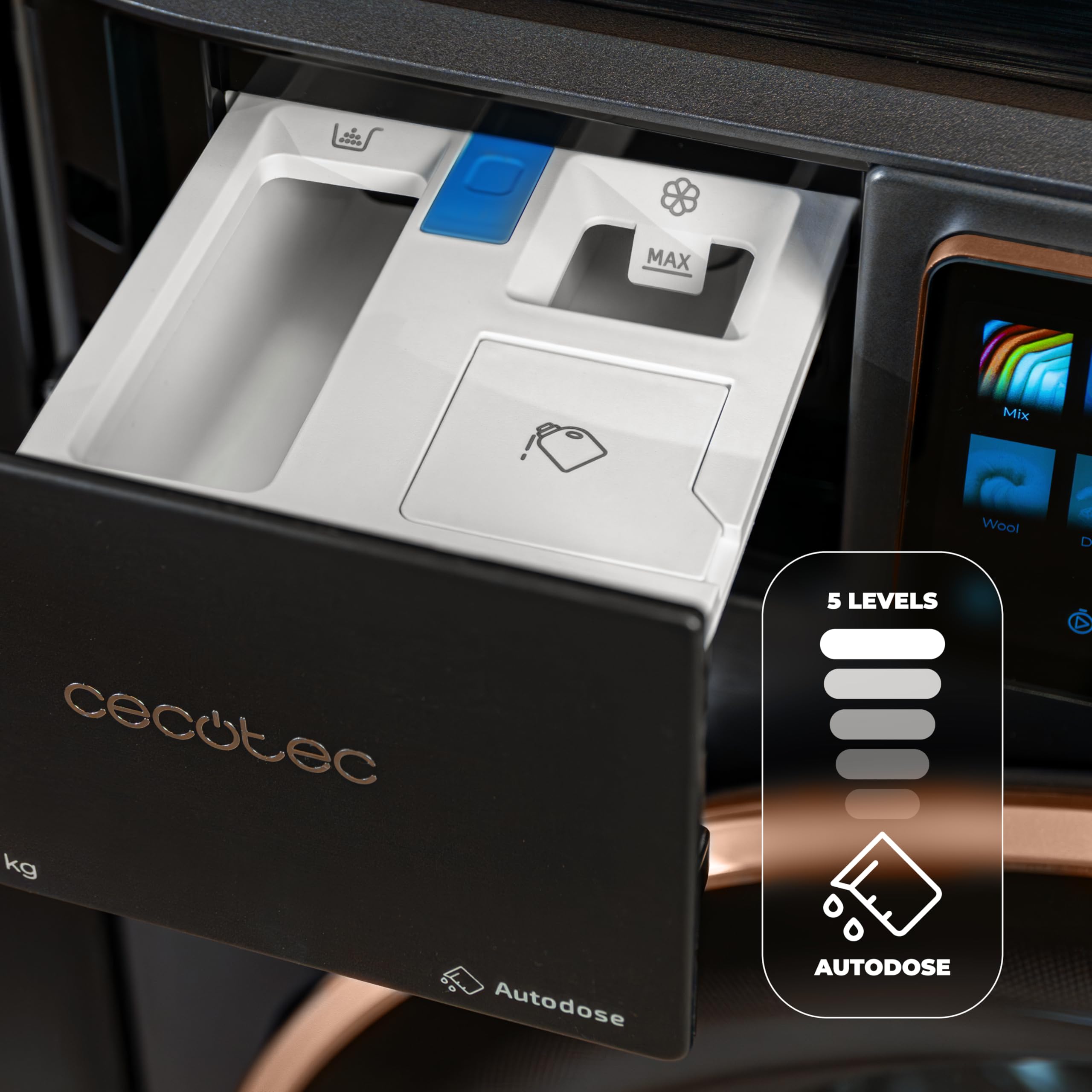 cecotec-bolero-dresscode-12950-waschmaschine-12-kg-autodose-a image 6