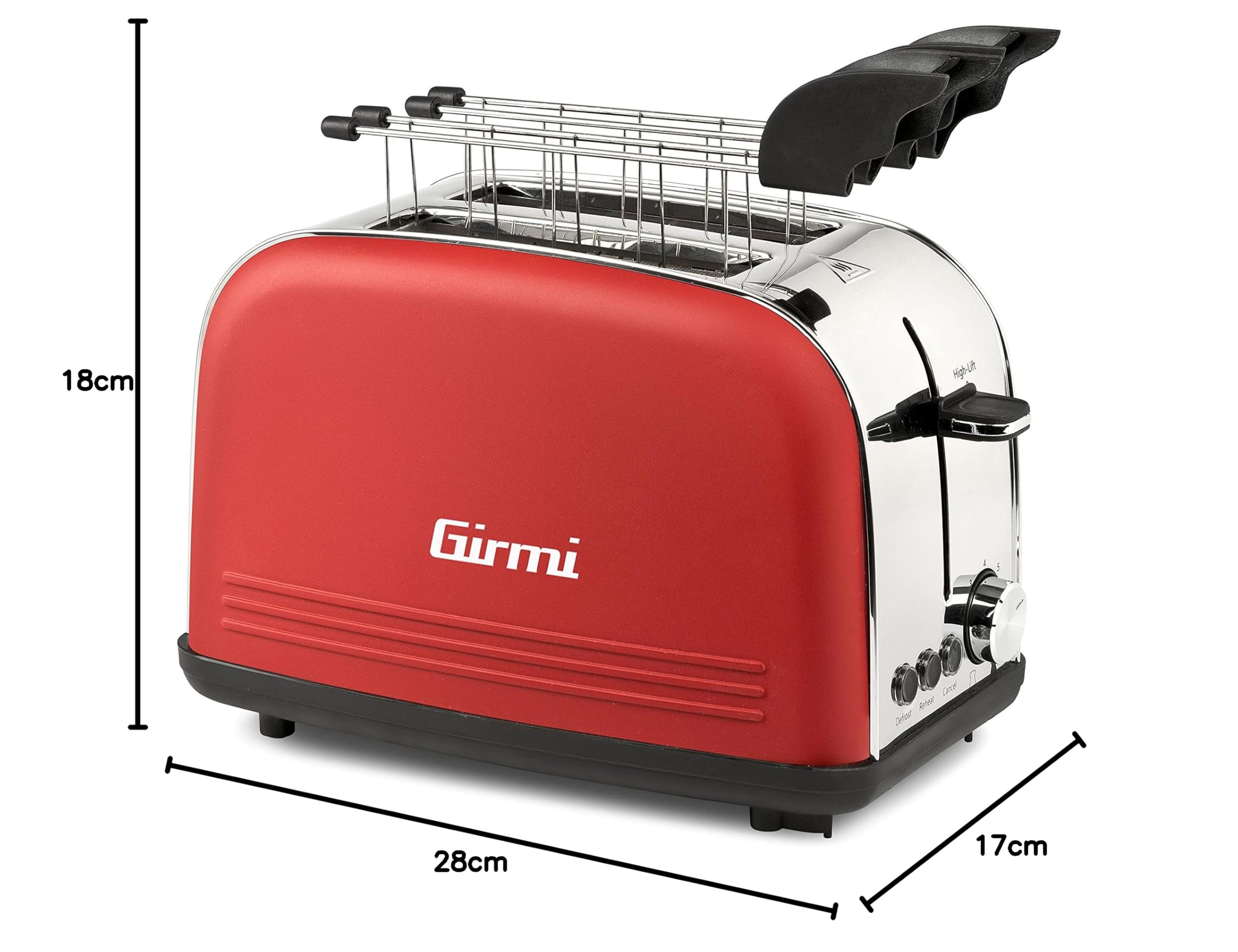 girmi-tp57-toaster-edelstahl-rot-800-w-8-stufen image 7