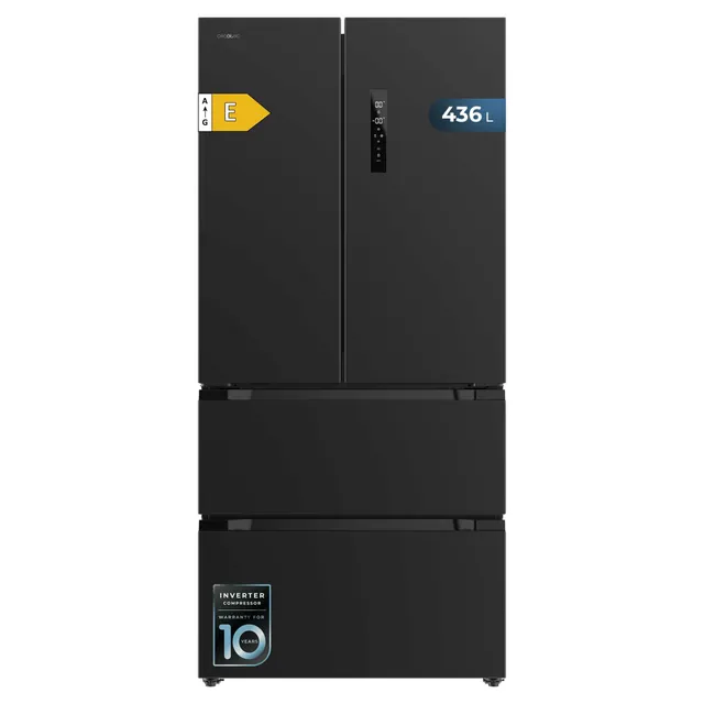 cecotec-bolero-coolmarket-fd-436-k-hlschrank-dark-inox-no-frost image 1