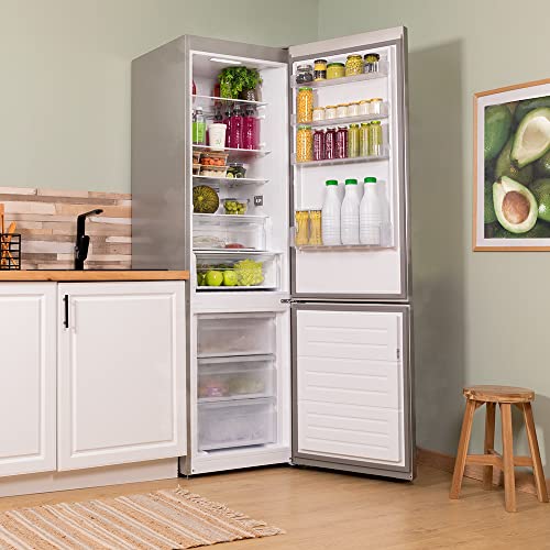 cecotec-bolero-coolmarket-kombi-366-inox-k-hlschrank-360-l-no-frost image 8