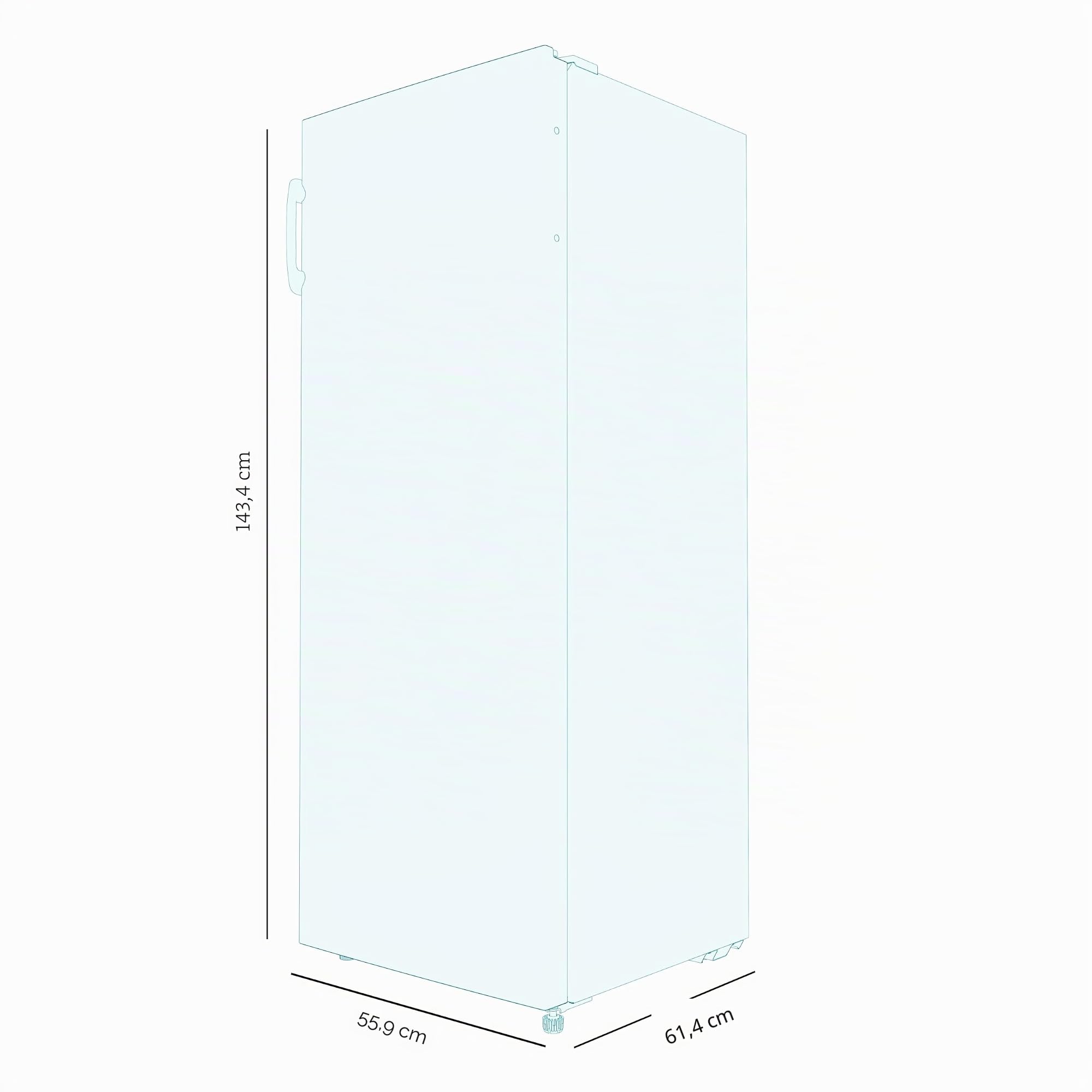 cecotec-bolero-uf155-gefrierschrank-155l-wei-no-frost image 2