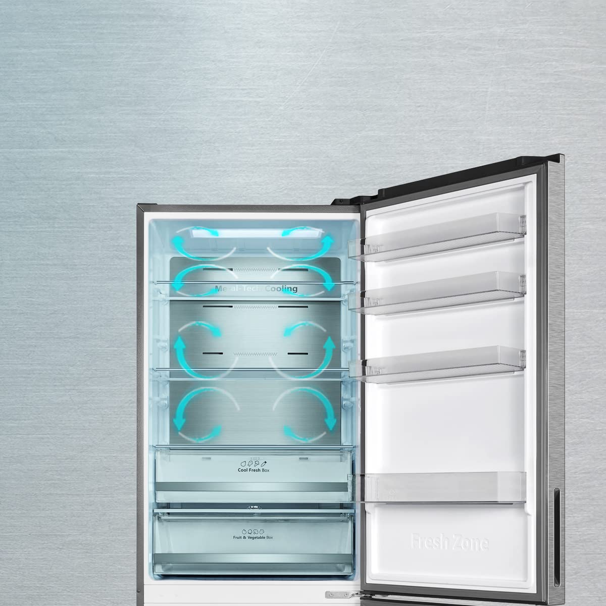cecotec-bolero-coolmarket-combi-495-inox-k-hlkombi-495l image 5