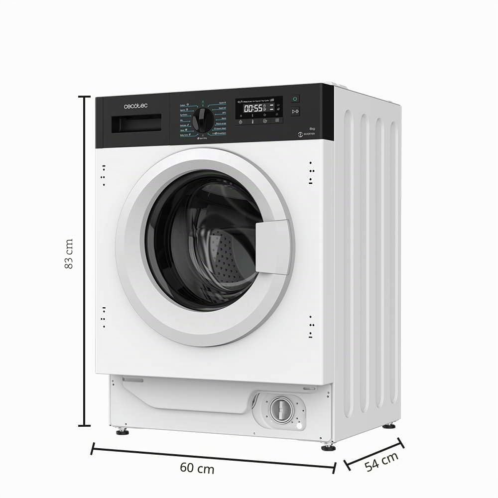 cecotec-bolero-dresscode-840-bi-inverter-a-waschmaschine-8-kg image 2
