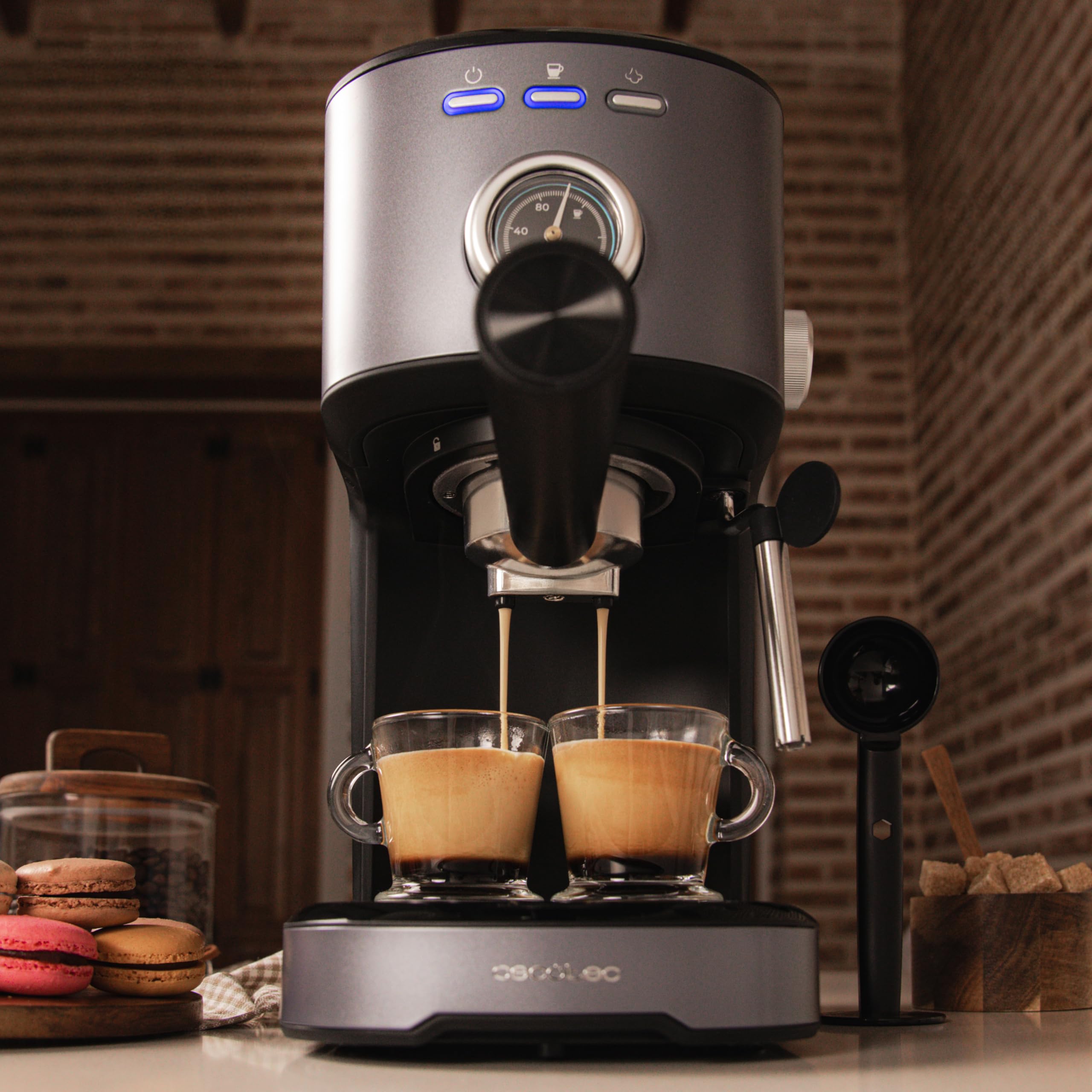 cecotec-power-espresso-20-pecan-steel-espressomaschine-schwarz image 7
