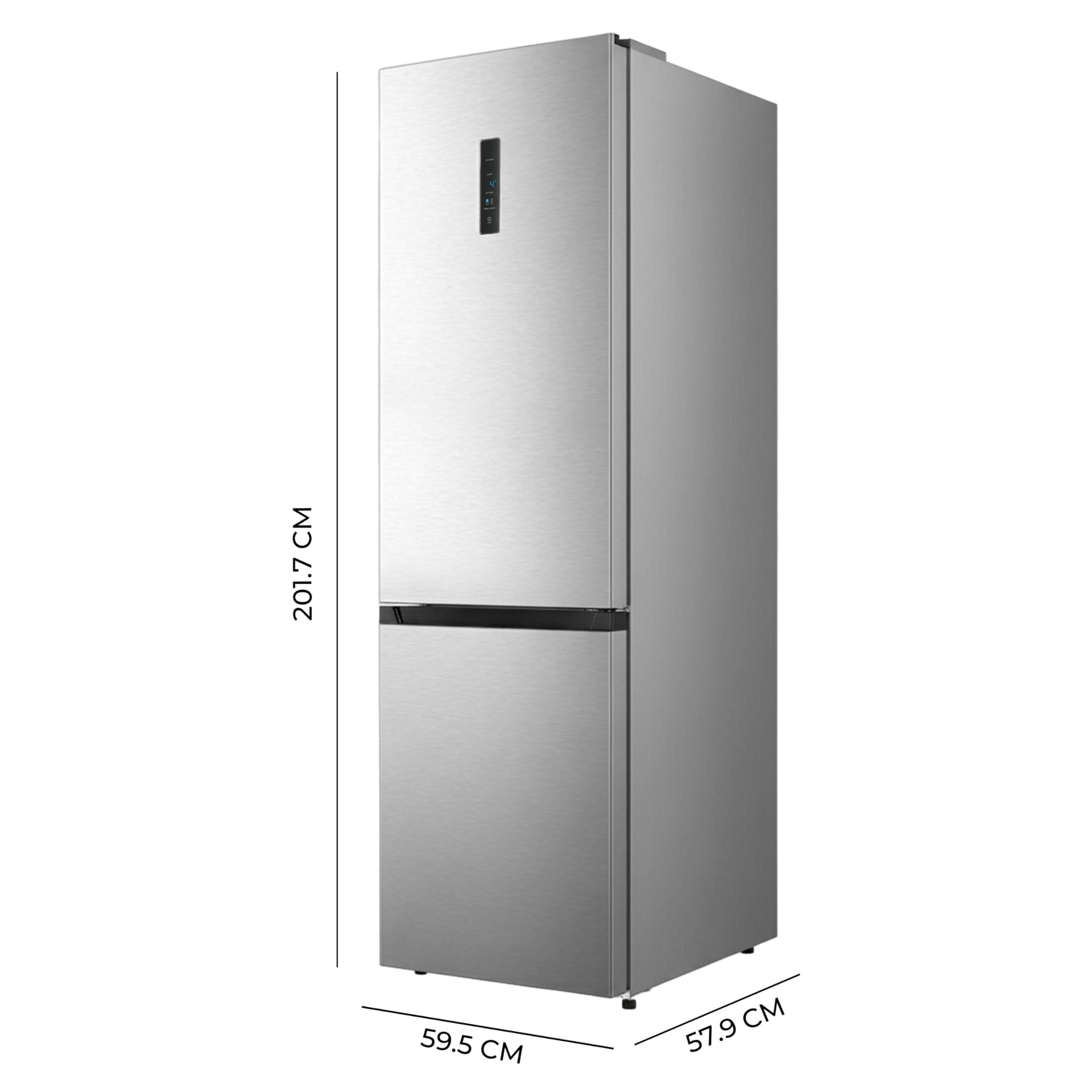 cecotec-bolero-coolmarket-combi-336-k-hl-gefrierkombi-edelstahl-a image 2