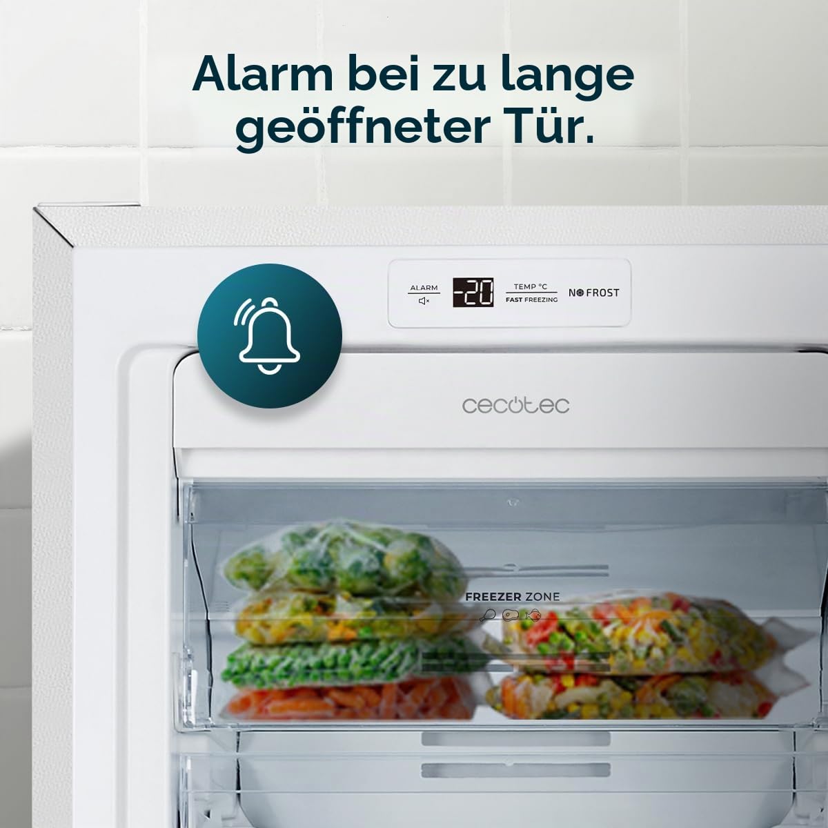 cecotec-bolero-uf155-gefrierschrank-155l-wei-no-frost image 8
