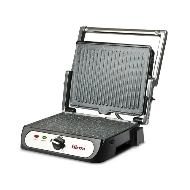 girmi-bs41-kontaktgrill-2000-w-edelstahl-antihaft-abnehmbare-platten image 1