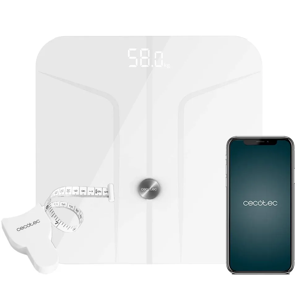cecotec-surface-precision-9700-personenwaage-bluetooth-glas image 1