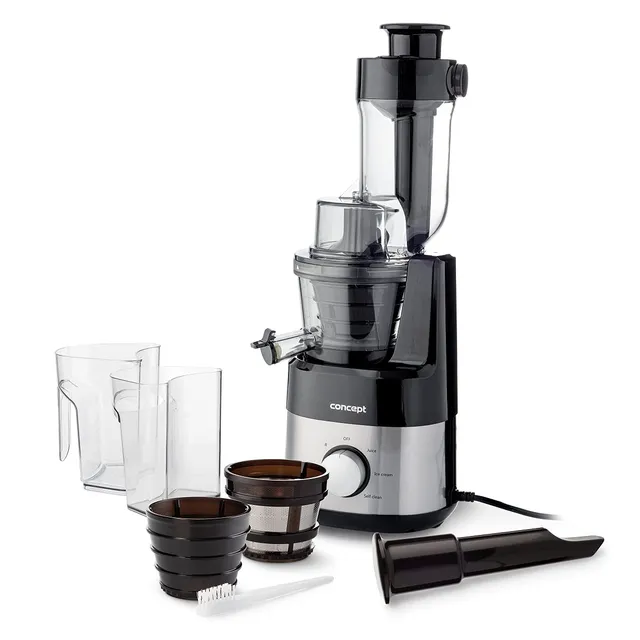 concept-lo7080-slow-juicer-entsafter-200w-schwarz-edelstahl image 1