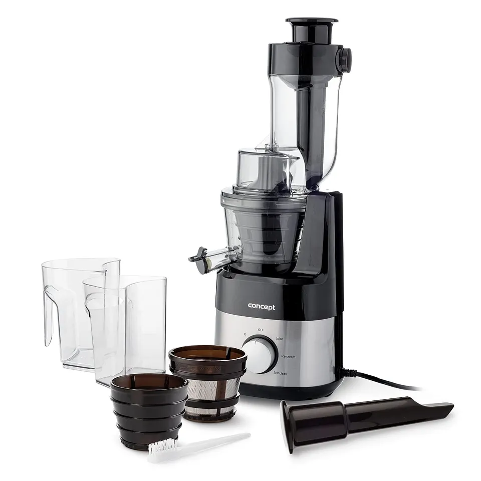 concept-lo7080-slow-juicer-entsafter-200w-schwarz-edelstahl image 1