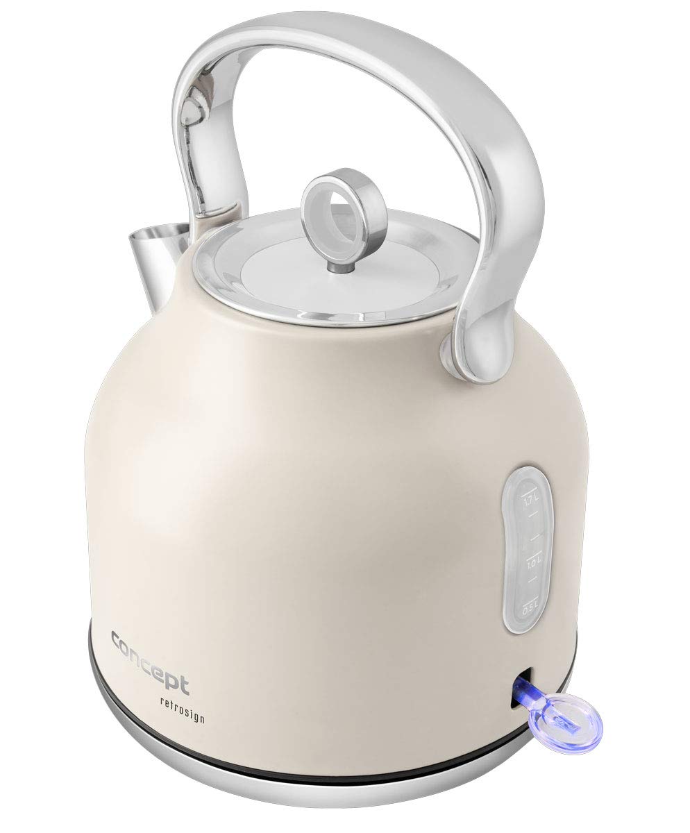 concept-rk3331-retro-wasserkocher-1-7l-edelstahl-creme image 1