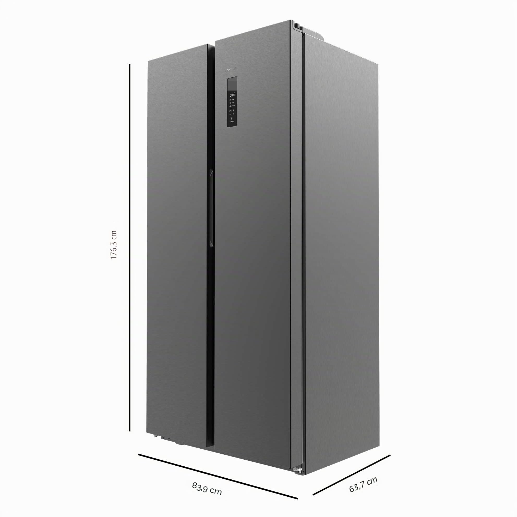cecotec-bolero-coolmarket-sbs-430-dark-k-hlschrank-430-l-grau image 2
