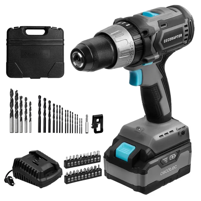 cecotec-cecoraptor-perfect-drill-4020-x-treme-bohrmaschine-20v-schlag image 1