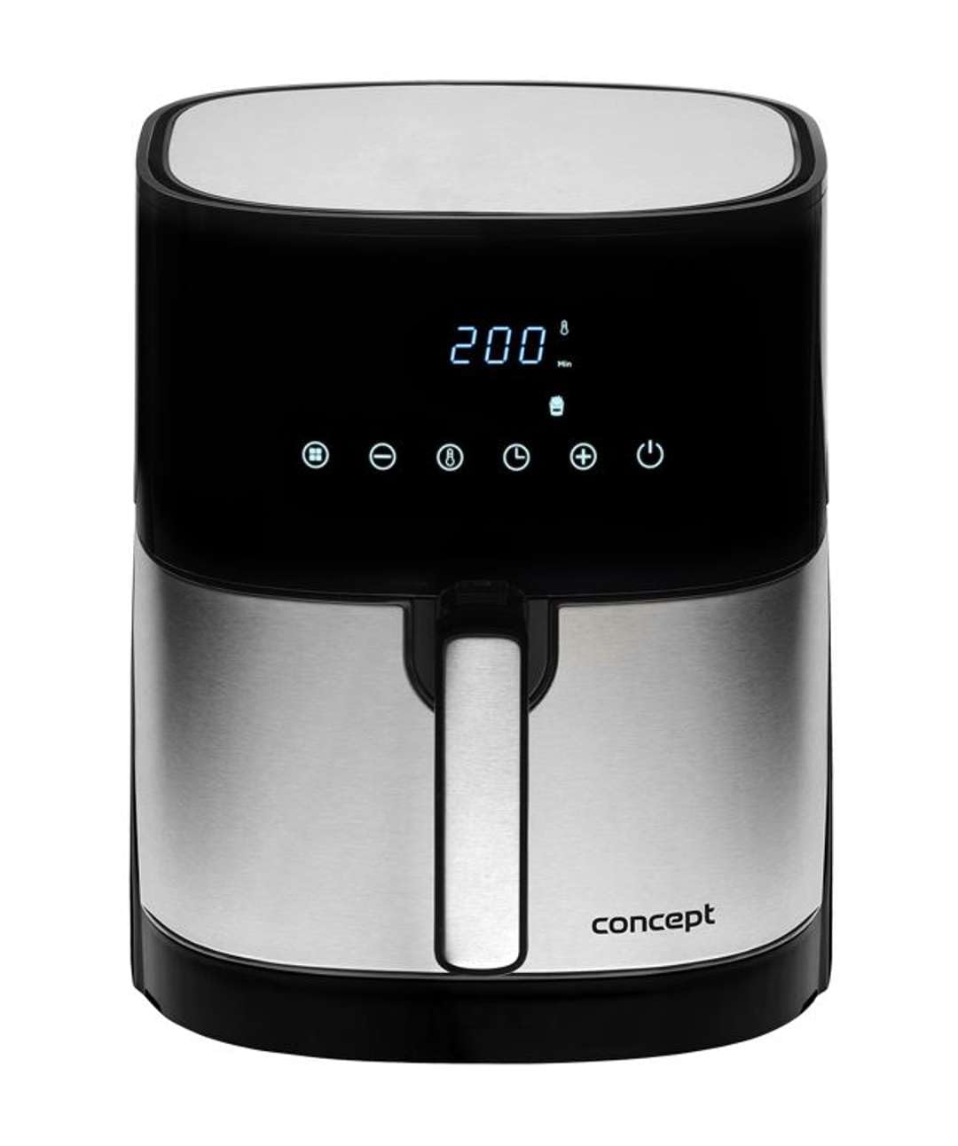 concept-fr5000-hei-luftfritteuse-5-l-edelstahl-8-programme image 2