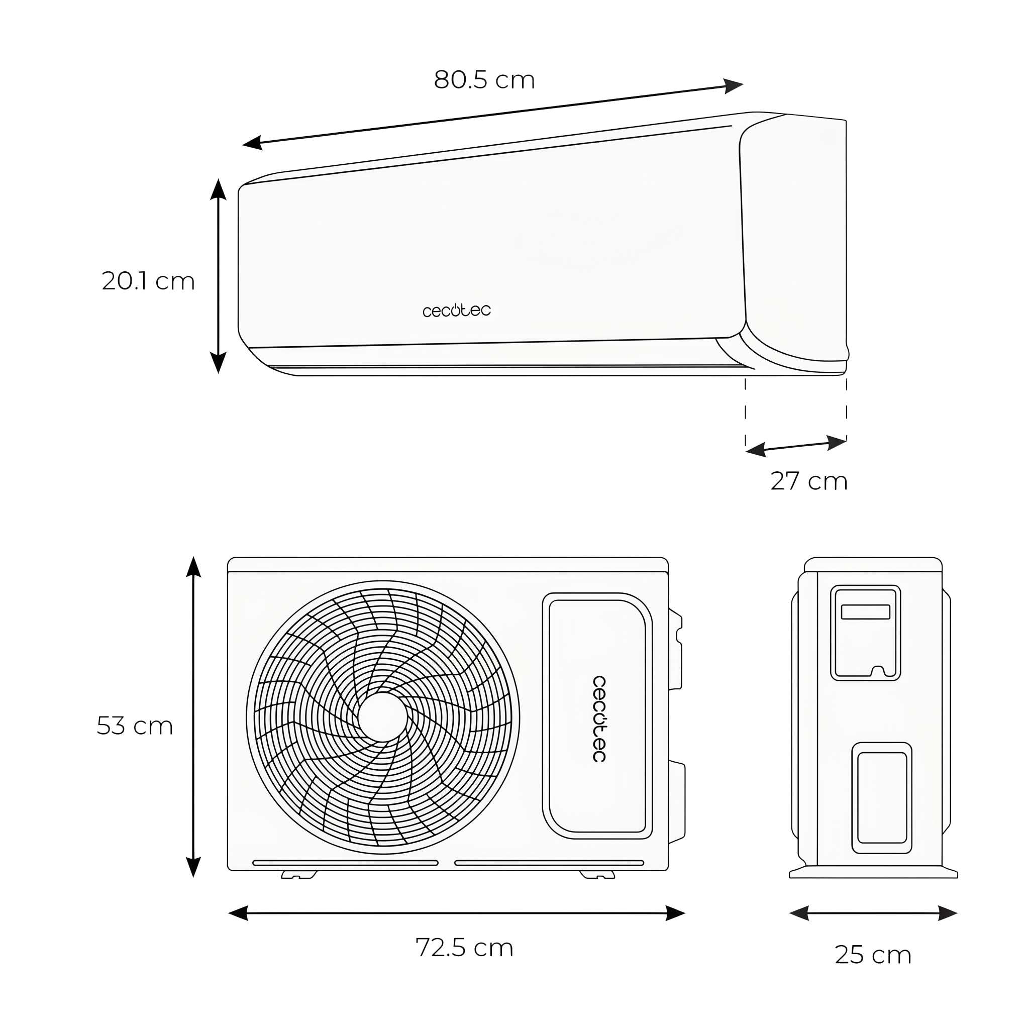 cecotec-airclima-12000-wind-split-klimaanlage-12000-btu-a image 2