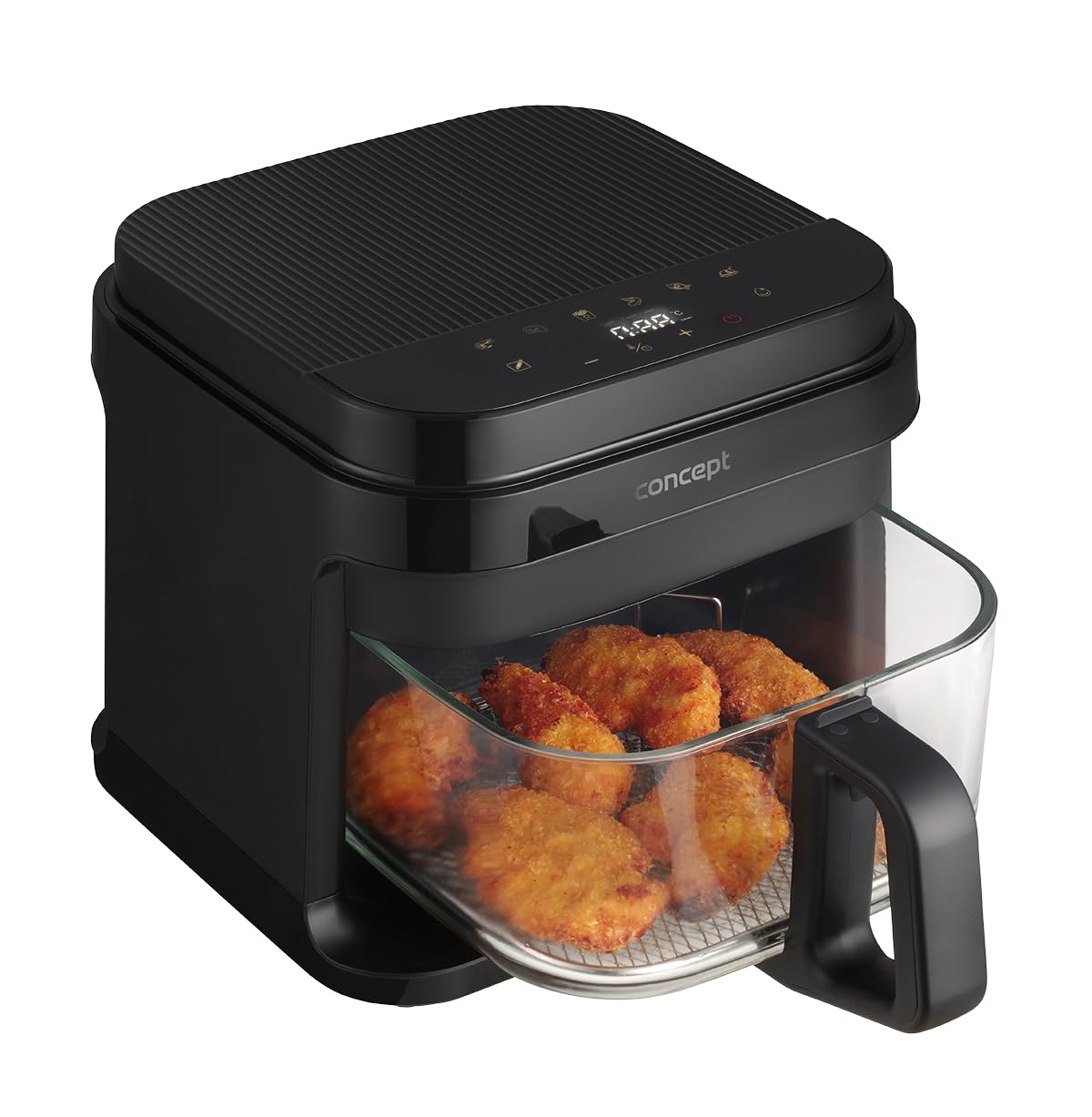 concept-glass-fast-fr5500-hei-luftfritteuse-schwarz-5-5-l image 1