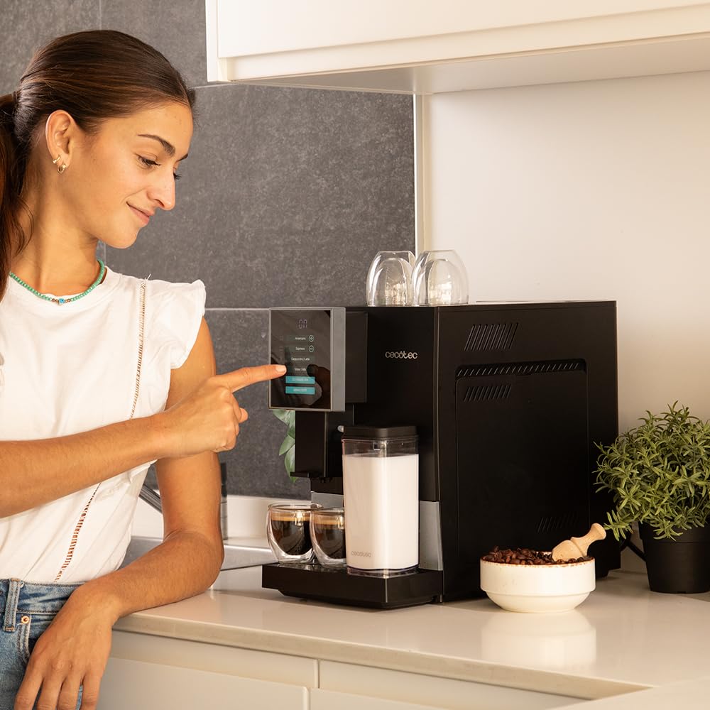 cecotec-cremmaet-compactccino-kaffeevollautomat-black-silver-19-bar image 3