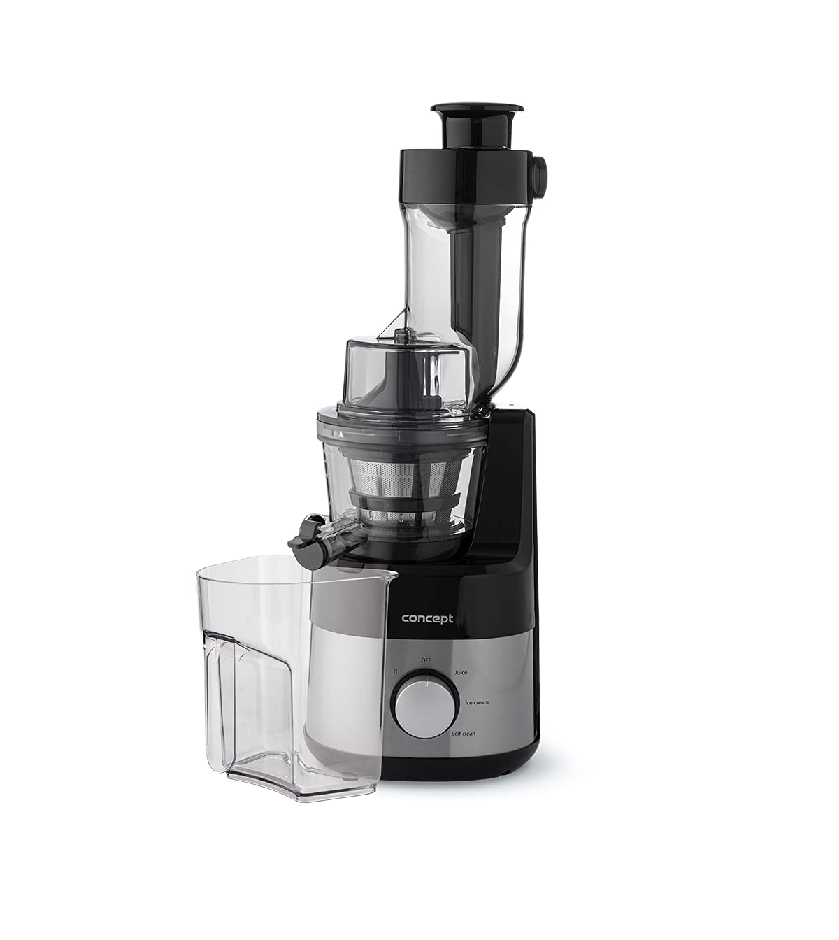concept-lo7080-slow-juicer-entsafter-200w-schwarz-edelstahl image 4