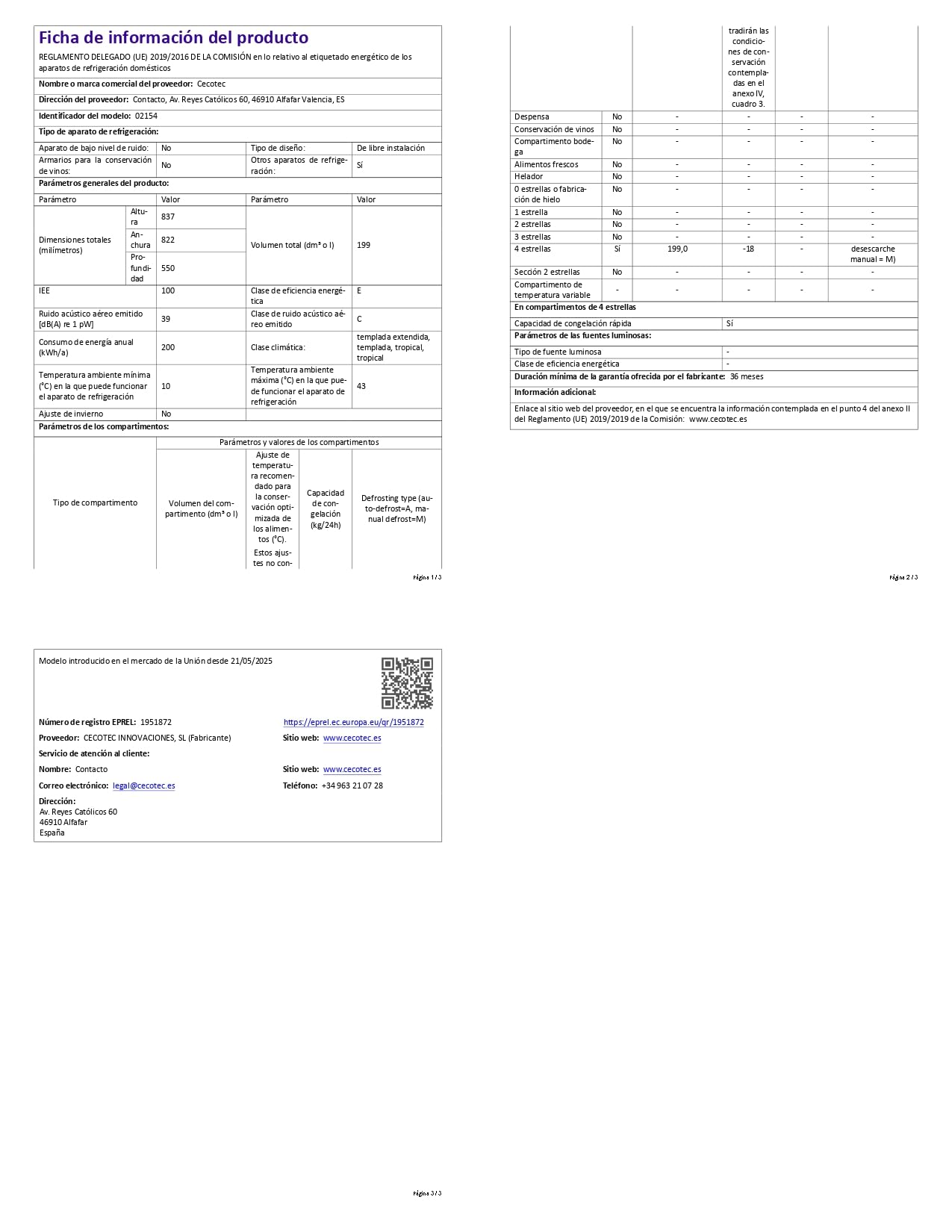 cecotec-bolero-coolmarket-chest-199-gefrierschrank-schwarz-199-l-inverter image 7