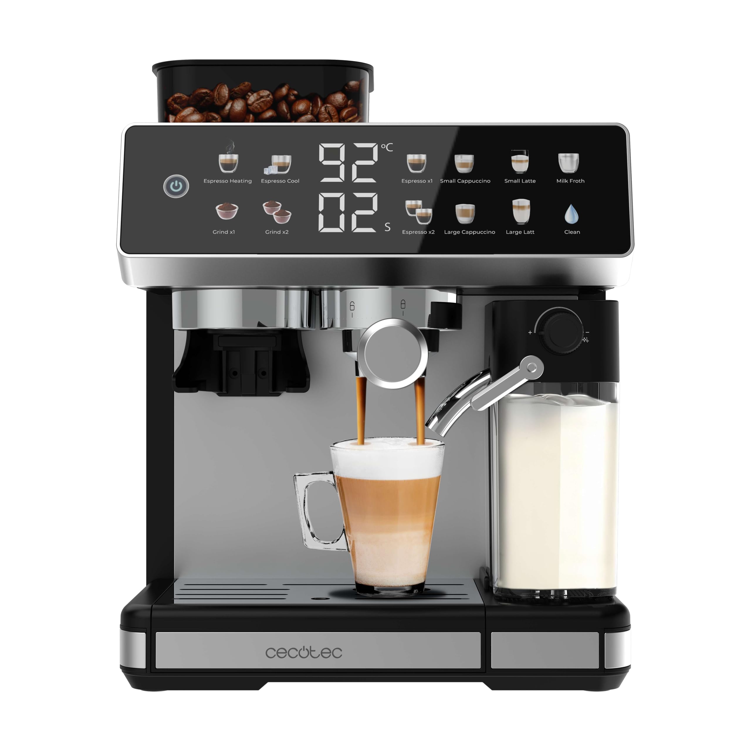 cecotec-power-espresso-20-barista-grind-latte-espressomaschine image 8