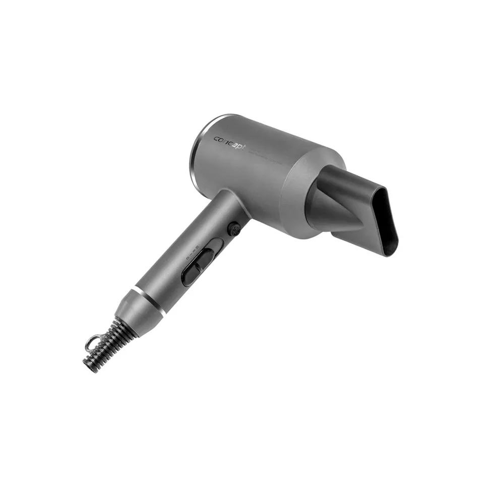 concept-titan-care-vv5750-haartrockner-1600-w-matt-grau-ionisator image 1